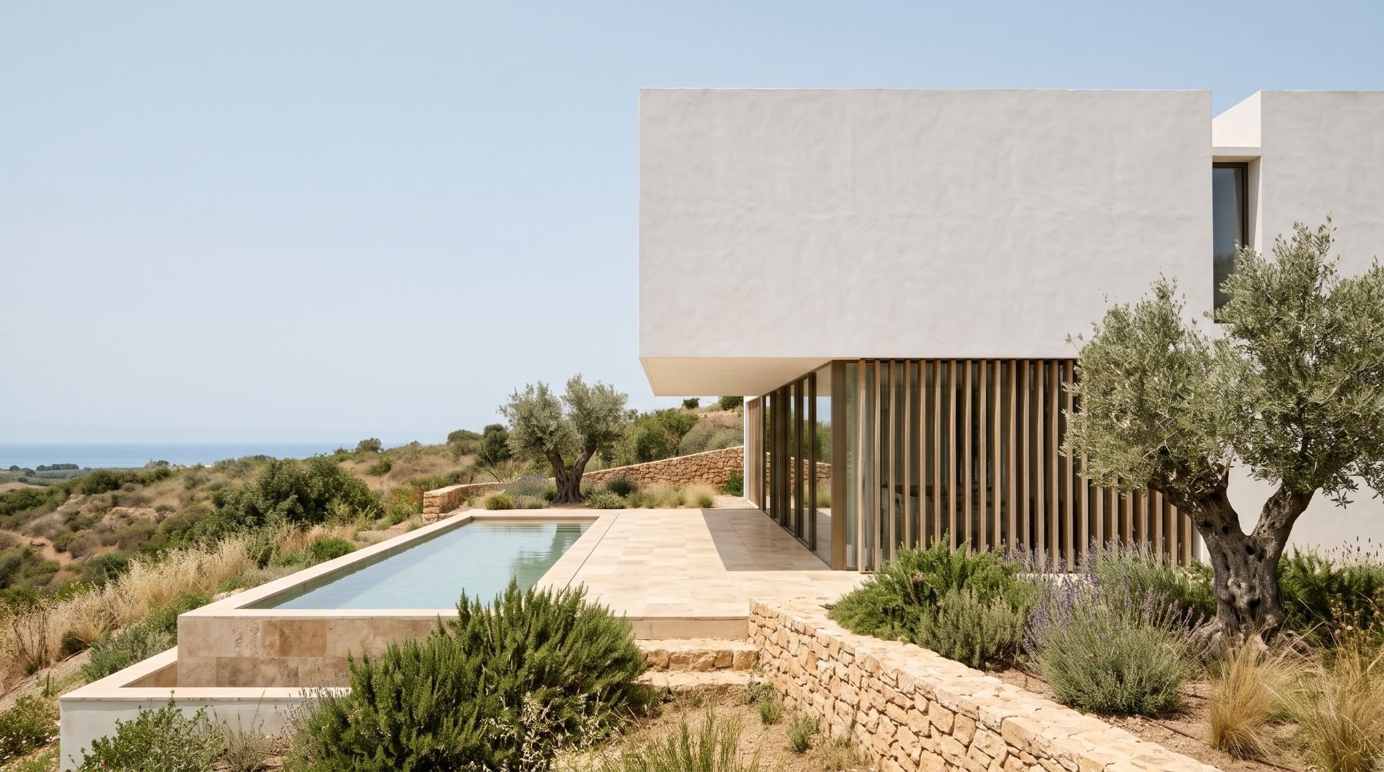 Casa sobre un valle